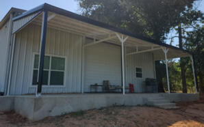 Patio for barndominium