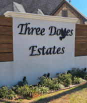 Entrance to housing subdivision. Letters are 10”tall cut with CNC plasma cutter