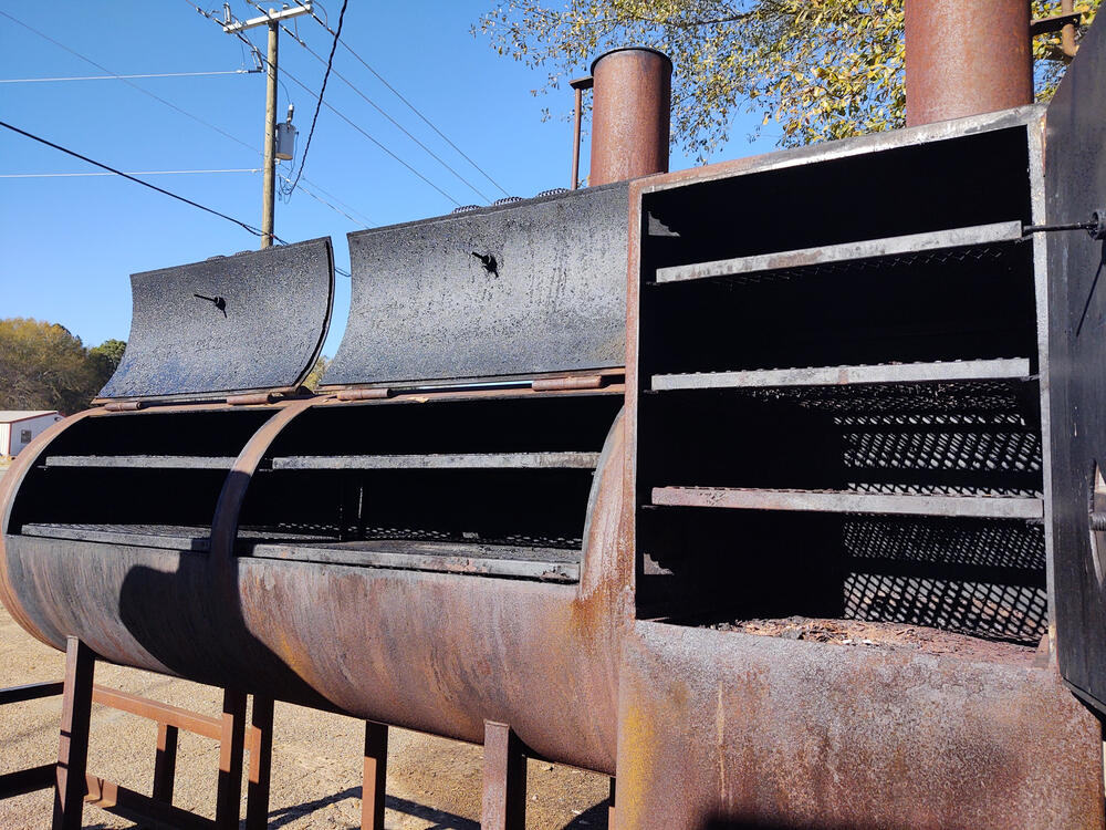 Convection smoker trailer mounted