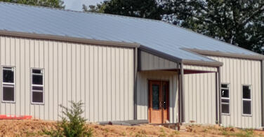 2800 sq/ft Barndo with 12’ eaves and I-beam main structural